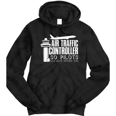 Air Traffic Controller Joke Pilot Saying Flight Control Tie Dye Hoodie