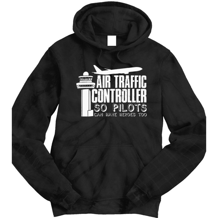 Air Traffic Controller Joke Pilot Saying Flight Control Tie Dye Hoodie