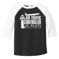 Air Traffic Controller Joke Pilot Saying Flight Control Toddler Fine Jersey T-Shirt