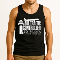 Air Traffic Controller Joke Pilot Saying Flight Control Tank Top