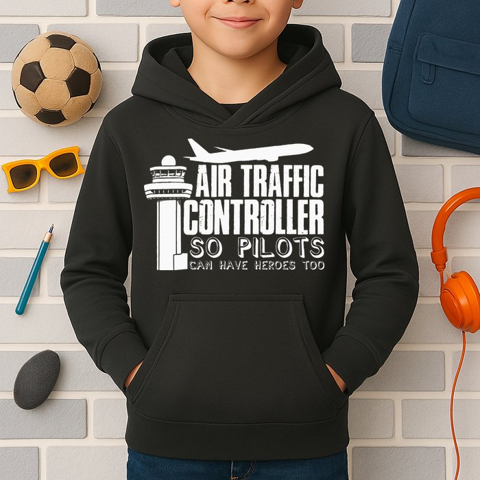 Air Traffic Controller Joke Pilot Saying Flight Control Kids Hoodie