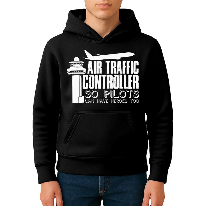 Air Traffic Controller Joke Pilot Saying Flight Control Kids Hoodie