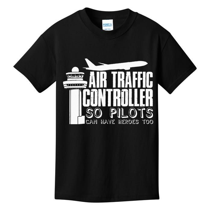 Air Traffic Controller Joke Pilot Saying Flight Control Kids T-Shirt