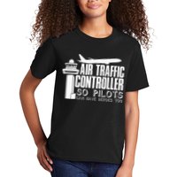 Air Traffic Controller Joke Pilot Saying Flight Control Kids T-Shirt