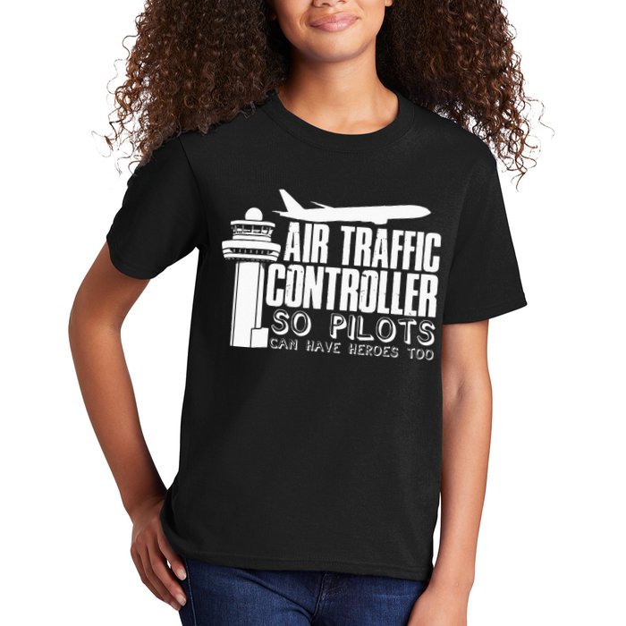 Air Traffic Controller Joke Pilot Saying Flight Control Kids T-Shirt