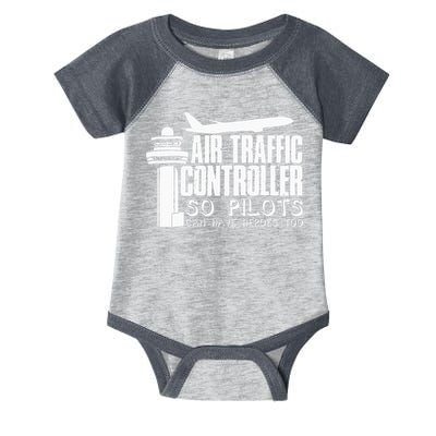 Air Traffic Controller Joke Pilot Saying Flight Control Infant Baby Jersey Bodysuit
