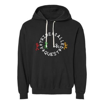 A Tribe Called Quest Circle Logo Grey Funny Gift Garment-Dyed Fleece Hoodie