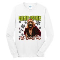 Art The Clown Naughty Or Nice Art Doesnt Care Horror Art The Clown Christmas Tall Long Sleeve T-Shirt