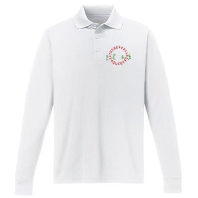 A Tribe Called Quest Circle Performance Long Sleeve Polo