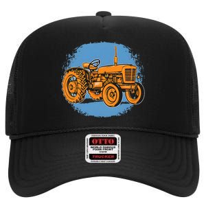 Allis Tractor Chalmers D17 High Crown Mesh Back Trucker Hat