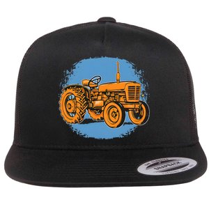 Allis Tractor Chalmers D17 Flat Bill Trucker Hat