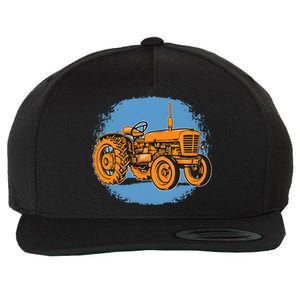 Allis Tractor Chalmers D17 Wool Snapback Cap