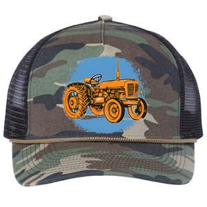 Allis Tractor Chalmers D17 Retro Rope Trucker Hat Cap