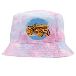 Allis Tractor Chalmers D17 Tie-Dyed Bucket Hat