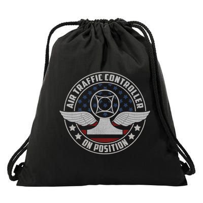 Air Traffic Controller Us Military Gift Drawstring Bag