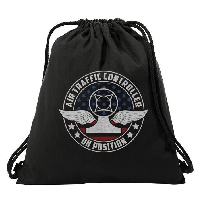 Air Traffic Controller Us Military Gift Drawstring Bag