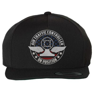 Air Traffic Controller Us Military Gift Wool Snapback Cap
