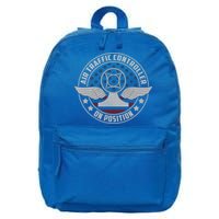 Air Traffic Controller Us Military Gift 16 in Basic Backpack