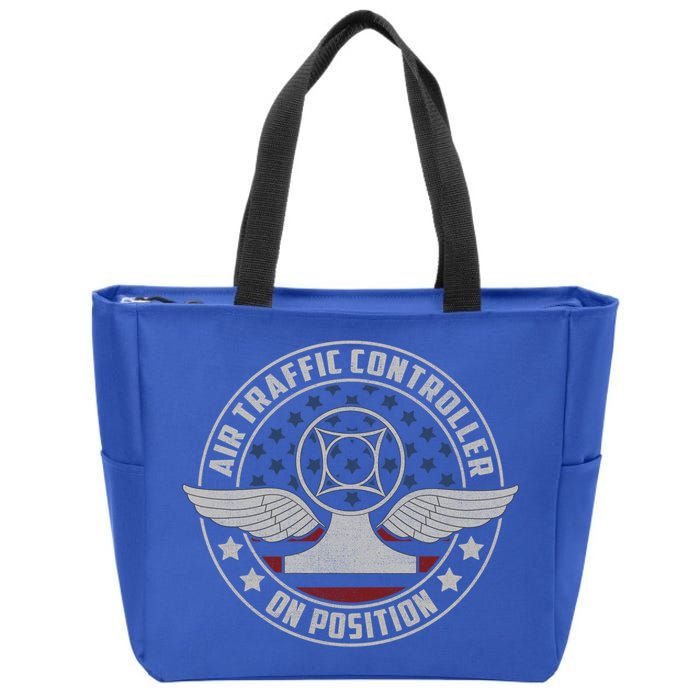 Air Traffic Controller Us Military Gift Zip Tote Bag