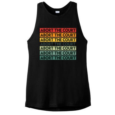 Abort The Court Scotus Reproductive Rights Ladies PosiCharge Tri-Blend Wicking Tank