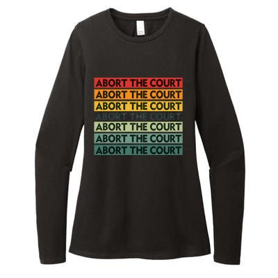 Abort The Court Scotus Reproductive Rights Womens CVC Long Sleeve Shirt