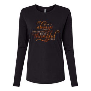 Always Thankful Christian Religious Grateful Thanksgiving Gift Womens Cotton Relaxed Long Sleeve T-Shirt