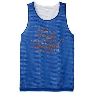 Always Thankful Christian Religious Grateful Thanksgiving Gift Mesh Reversible Basketball Jersey Tank