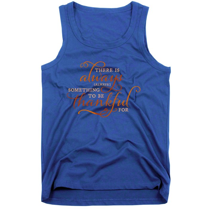 Always Thankful Christian Religious Grateful Thanksgiving Gift Tank Top