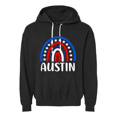 Austin Texas Cool Gift I Love Austin Texas Usa Cool Gift Garment-Dyed Fleece Hoodie