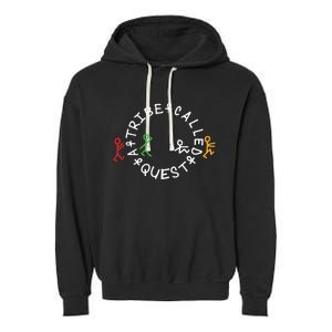 A Tribe Called Quest Circle Logo Grey Funny Gift Garment-Dyed Fleece Hoodie