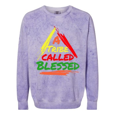 A Tribe Called Blessed Colorblast Crewneck Sweatshirt