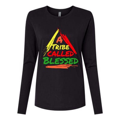 A Tribe Called Blessed Womens Cotton Relaxed Long Sleeve T-Shirt