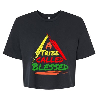 A Tribe Called Blessed Bella+Canvas Jersey Crop Tee