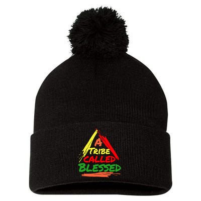 A Tribe Called Blessed Pom Pom 12in Knit Beanie