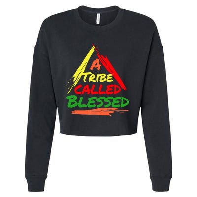 A Tribe Called Blessed Cropped Pullover Crew