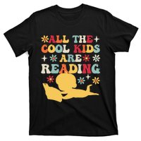 All The Cool Are Reading Book Lover Librarian Bookworm T-Shirt