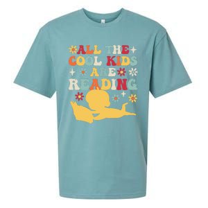 All The Cool Are Reading Book Lover Librarian Bookworm Sueded Cloud Jersey T-Shirt