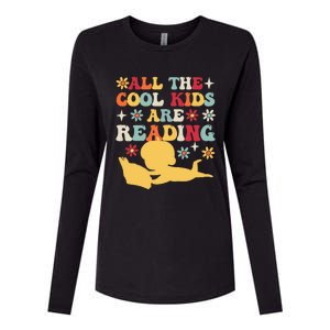 All The Cool Are Reading Book Lover Librarian Bookworm Womens Cotton Relaxed Long Sleeve T-Shirt