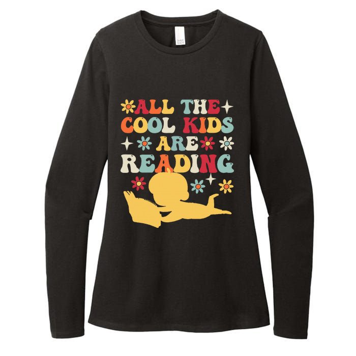 All The Cool Are Reading Book Lover Librarian Bookworm Womens CVC Long Sleeve Shirt