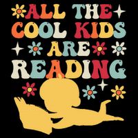 All The Cool Are Reading Book Lover Librarian Bookworm 16 in Basic Backpack