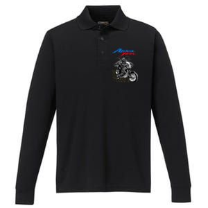 Africa Twin Crf1000l Active Performance Long Sleeve Polo