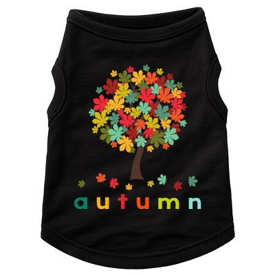 Autumn Tree Colorful Festive Doggie Tank