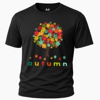 Autumn Tree Colorful Festive Performance Shirt
