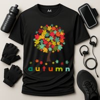 Autumn Tree Colorful Festive Performance Shirt