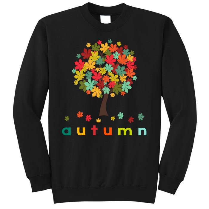 Autumn Tree Colorful Festive Sweatshirt