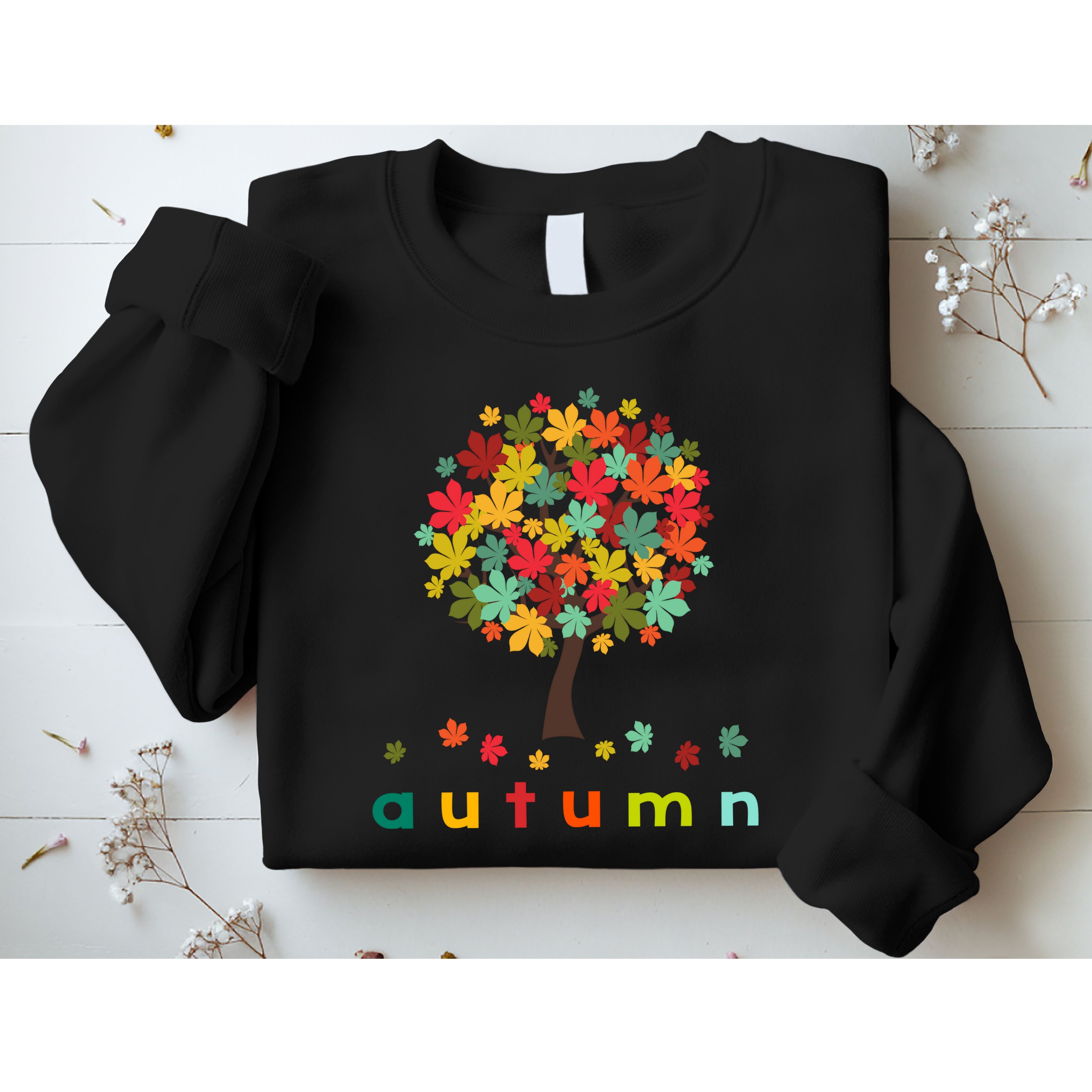Autumn Tree Colorful Festive Sweatshirt
