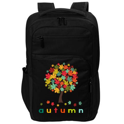 Autumn Tree Colorful Festive Impact Tech Backpack