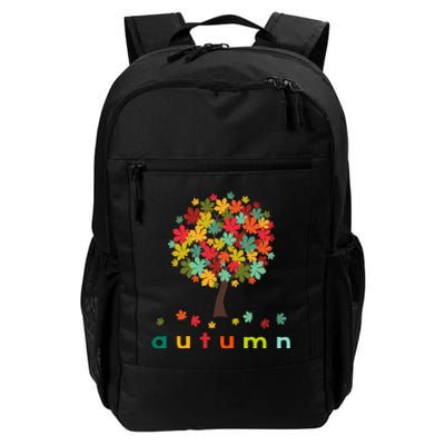 Autumn Tree Colorful Festive Daily Commute Backpack