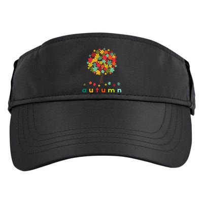 Autumn Tree Colorful Festive Adult Drive Performance Visor