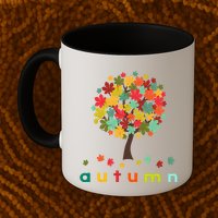 Autumn Tree Colorful Festive Mug
